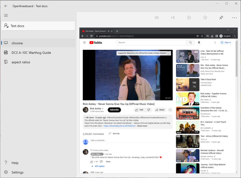 Google Chrome with Youtube
